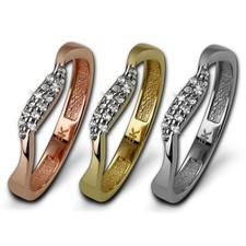 GoldDream Anneau Onde Gr.54-60