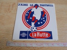 Autocollant vintage INTERSPORT LA HUTTE - J'AIME LE FOOTBALL