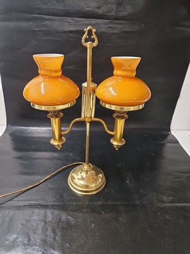 Double lampe quinquet ancienne - double,