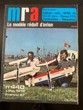 MRA n°440 du 07/1976; Débuts radio/ SPAD 20/ V.C.C. accro/ Planeur F1A Cacahuète