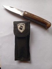 Couteau De Poche Corse Manche En Bois CDXL Avec Son Étui