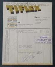 Facture PONCIN 1951 TIFLEX