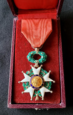 Légion d'Honneur 1870 en argent et Or 18k WW1 French Legion Honor silver gold