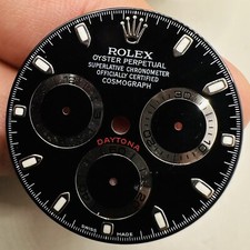 Rolex Black Dial Luminova For