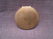 Poudrier métal doré Stratton