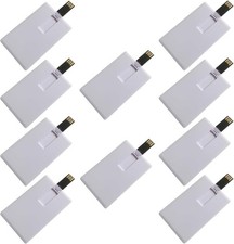 Fenglangrong 10 Pièces Clé USB 2 Go Lecteur Flash Carte de 2Go, Blanc 