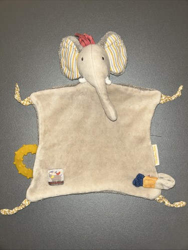 Doudou éléphant gris taupe - doudou,