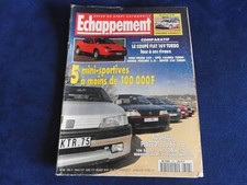revue echappement n°306 Coupé Fiat 16V Turbo / 5 mini-sportives 1994