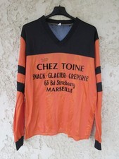 Maillot orange vintage années