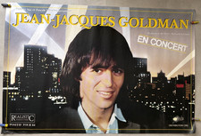 Affiche ORIGINALE de concert Jean Jacques Goldman Positif tour 84 117x78