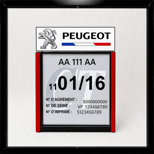 Porte vignette sticker - porte,