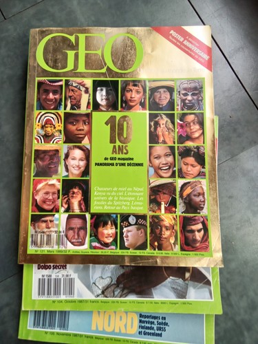 Lot magazines geo - lot, année