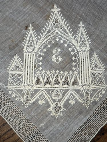 Dentelle ancienne grand - dentelle,