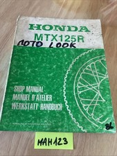 Honda MTX125R G 1986 MTX125 R manuel revue technique moto atelier 125 MTX