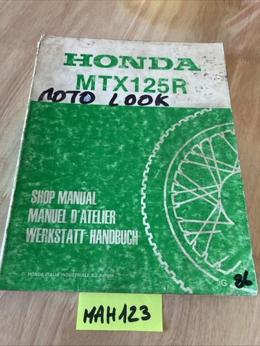 Honda mtx125r 1986 mtx125 r - g,