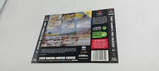 Jaquette arrière officielle Jeu Sony Playstation 1 PS1 Tony Hawk's Pro Skater 2