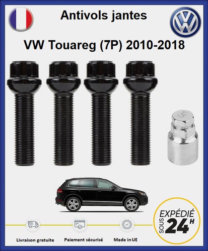 Ecrous antivol roues noir - de,