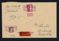 Deutsches Reich - lettre de valeur Servicepost Pays-Bas 1945