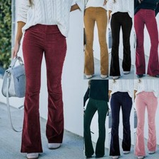 Pantalon Évasé En Velours