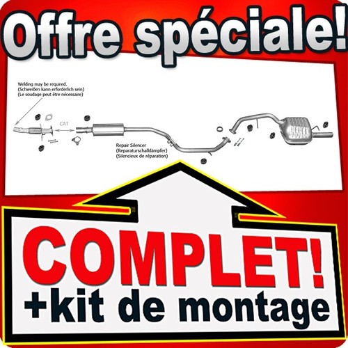 échappement tuyau pour - +,