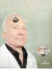 PUBLICITE ADVERTISING 115  2009  OMEGA  Montre & BUZZ ALDRIN