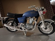 Vintage die cast Toys Metal 1/15 POLISTIL MS 111 BIKE MOTO NORTON 750 COMMANDO 