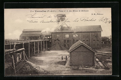 Cpa vermelles fosse 3 - no.,