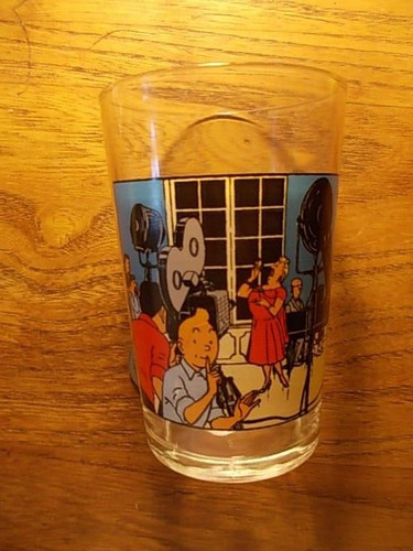 Herge tintin très - tintin, verre