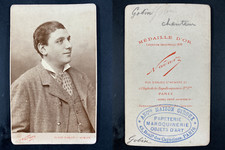 Nadar, Paris, Charles Constant Gobin Vintage cdv albumen print.Charles Constan