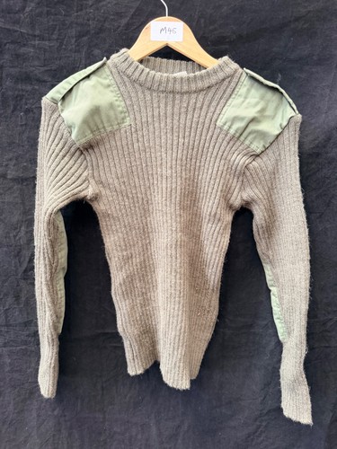 Pull laine vert armée - en,