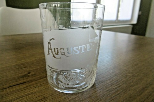 Ancien verre gobelet mariage - verre,