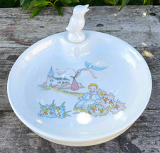 Vintage ancienne assiette à bouillie en porcelaine Pillivuyt Remond France