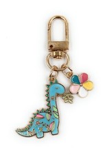 Dinosaure Bleu Fleur