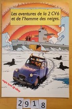 CITROEN 2CV 6 SPECIAL/ CHARLESTON Prospectus 8 pages F 8/1986 Tintin Hergé