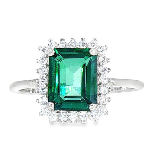 Bague octogonale argent - octogonale, en