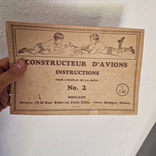 Méccano notice constructeur - méccano,