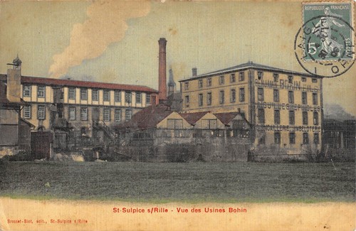Cpa saint sulpice sur - 61, rille