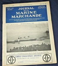 JOURNAL DE LA MARINE MARCHANDE 9 MAI 1935 avec le paquebot s/s Normandie