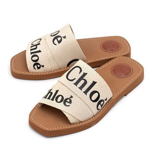 Chloe mules plates cuir - chloe, en