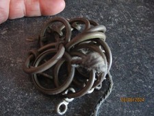 Anneaux de Rideau en laiton + agrafe plastique  Lot de 5 D/3.3CM