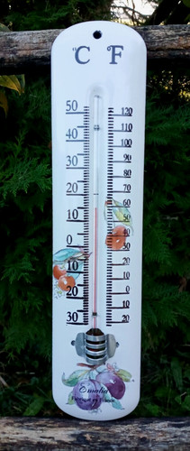 Ancien thermometre emaille - thermometre,