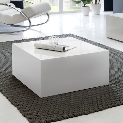 Finebuy table basse monobloc - basse,