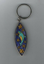 PORTE-CLE EN METAL / BOIS -