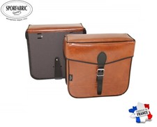 Paire de Sacoche Arrière Vélo Sporfabric S14 Rectangulaire Marron retro vintage
