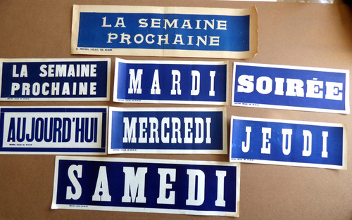 Rare meura lille affichettes - rare,