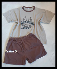 Pyjama short homme taille S.