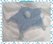 Doudou Plat Bleu Ciel Étoile Poisson Baleine 5 Nœuds Bleu La Halle Kimbaloo