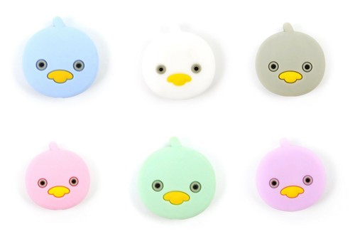 Perle silicone tete poussin - perle,
