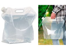 Bidon à eau pliable 10 L avec poignée de transport, sans bisphénol A - Semptec 