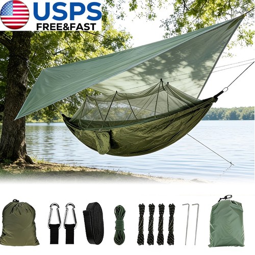 Camping hammock with - hammock, fly